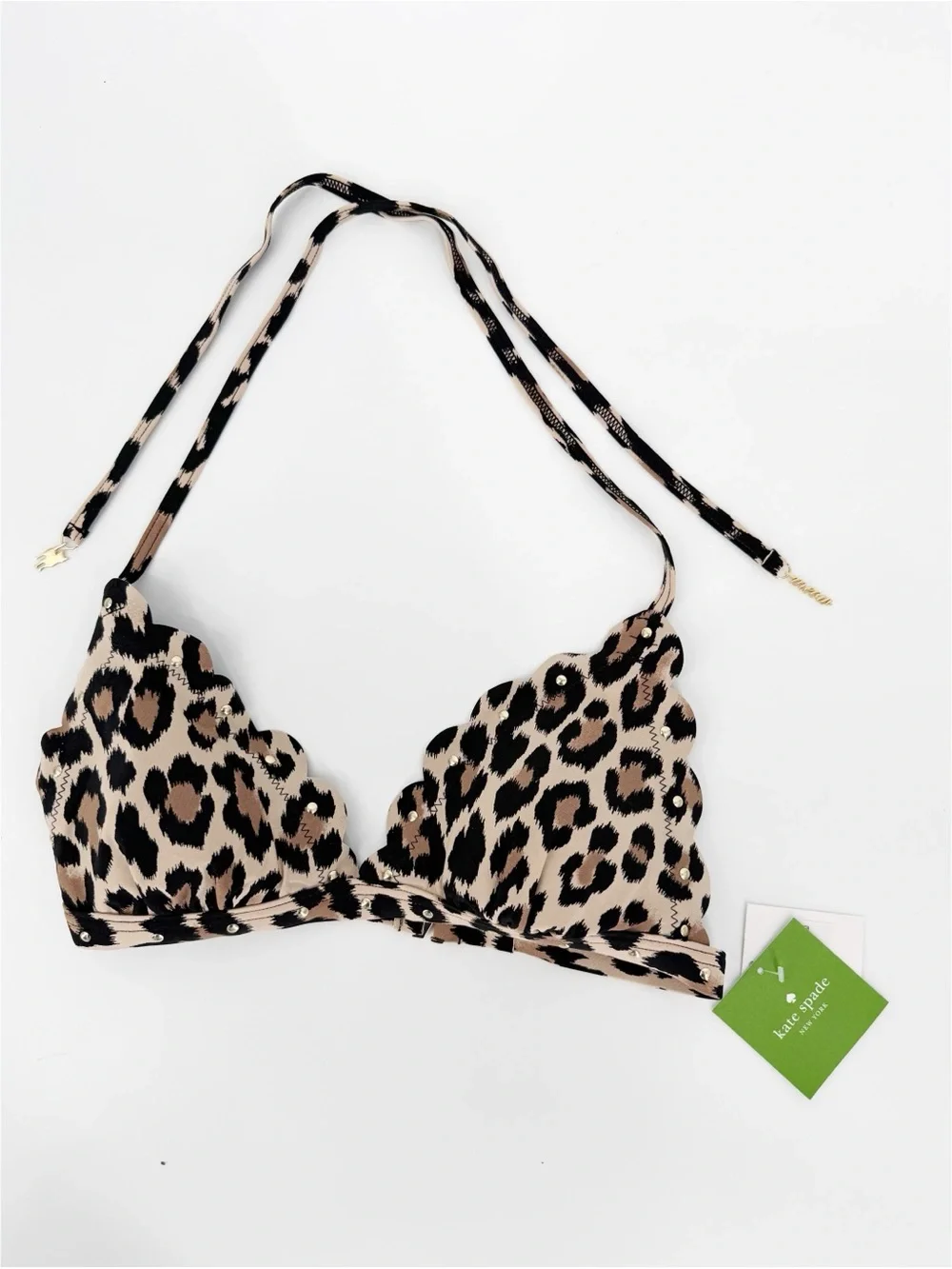 NWT Kate Spade Crystal Cove 2 Piece Triangle Bikini